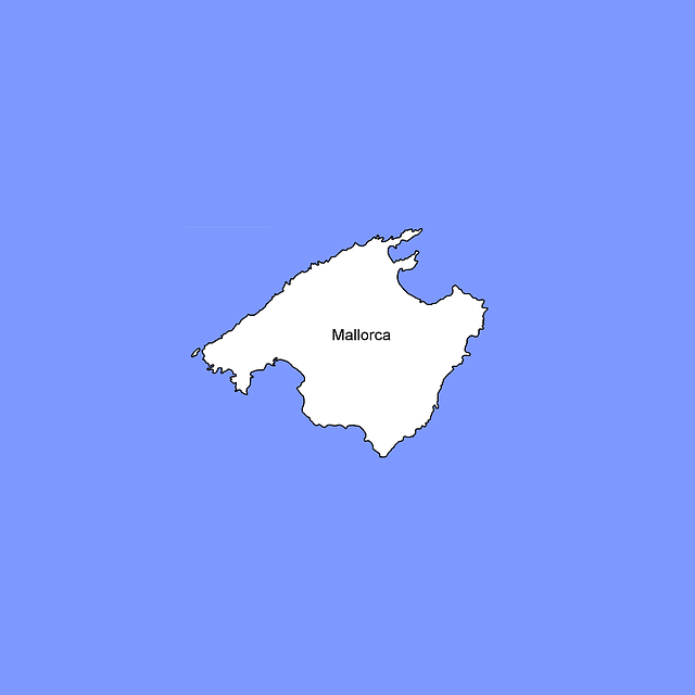 mapa ostrova